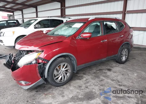 2014 Nissan Rogue Sl z USA, uszkodzony, nr VIN 5N1AT2MV1EC758380